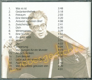 Coverbild der Audio CD Liebesgedichte von Erich Fried
